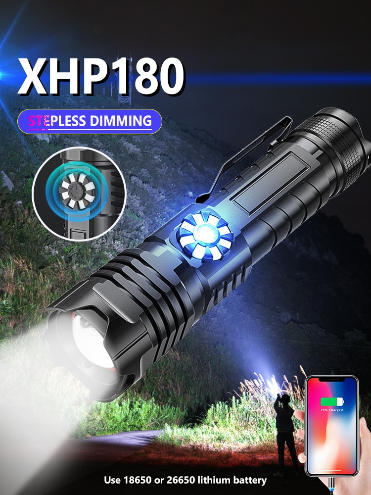XHP180 5000mAH    LED  USB ..